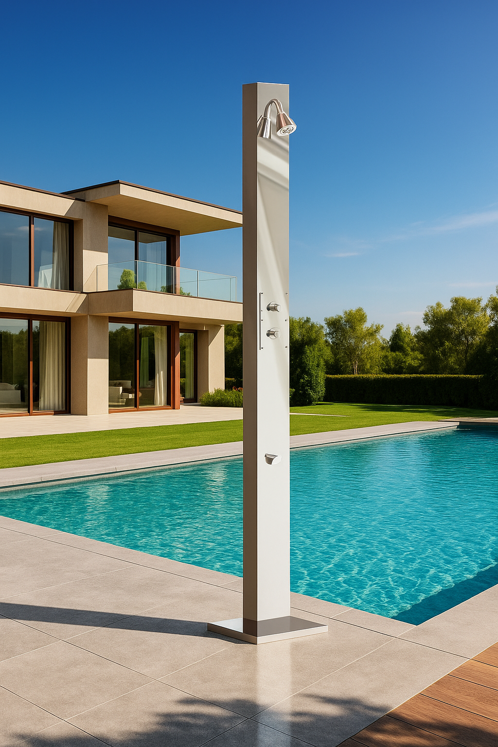 Havuz Duş Sistemi Ayak Yıkamalı