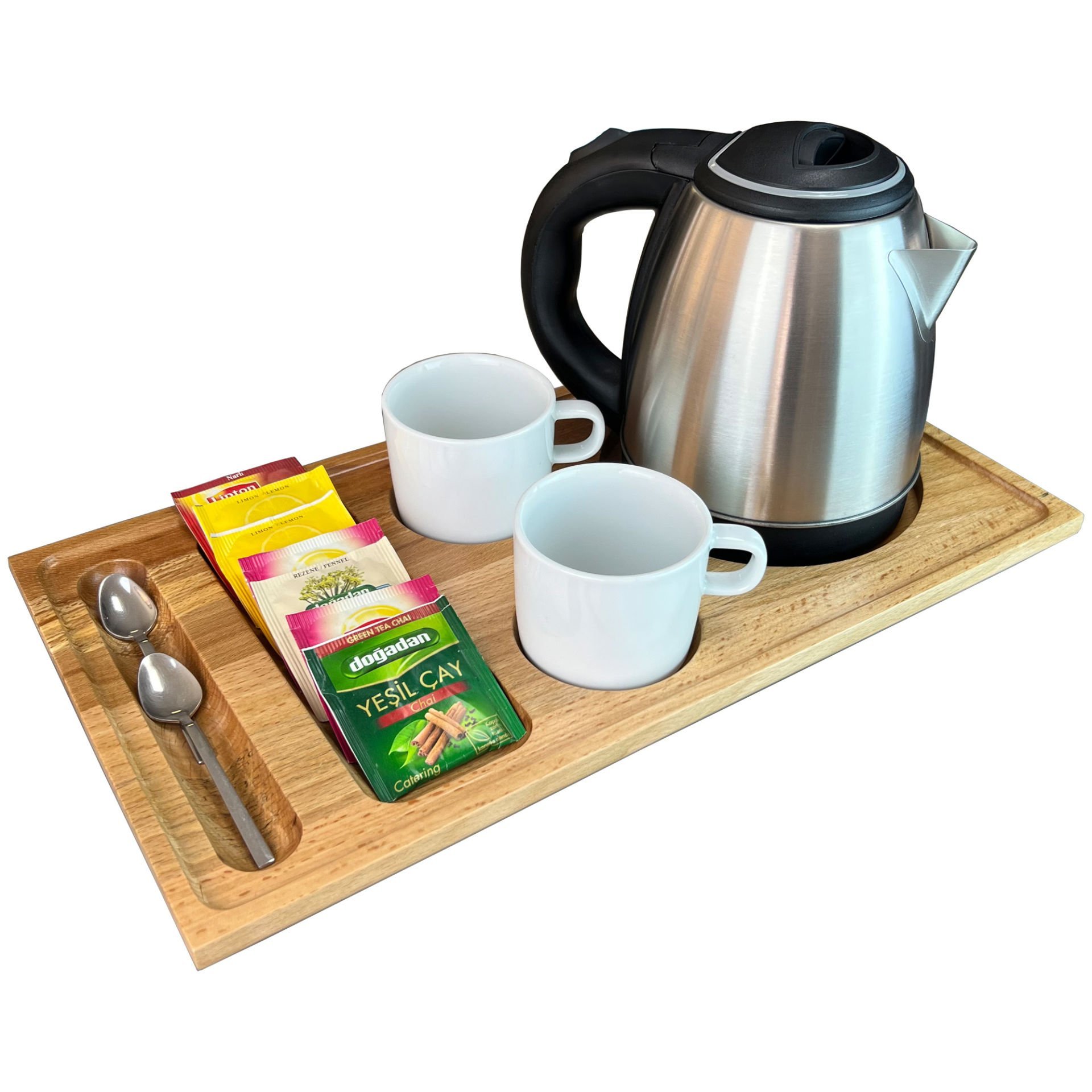 Otel İkram Tepsisi Kayın