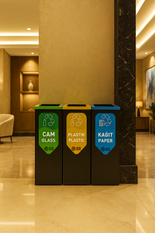 Cam Kağıt Plastik Geri Dönüşüm Kutusu