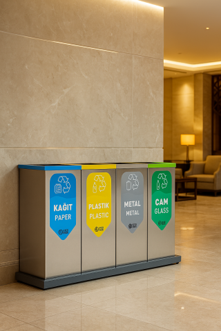 Dörtlü Sıfır Atık Kutusu