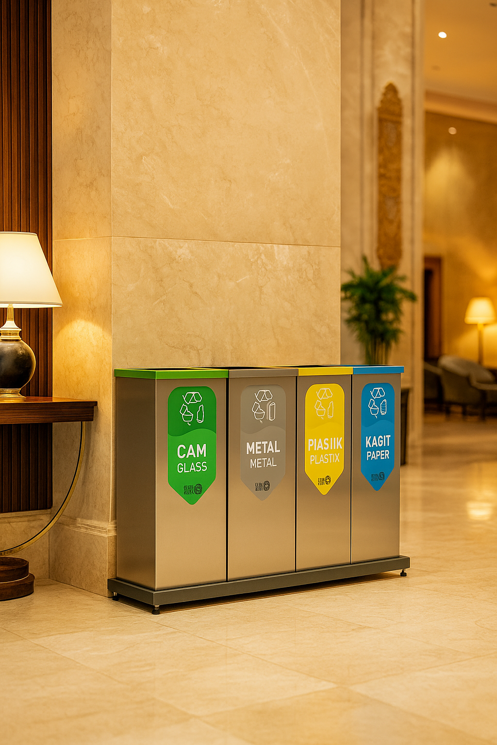 Dörtlü Sıfır Atık Kutusu