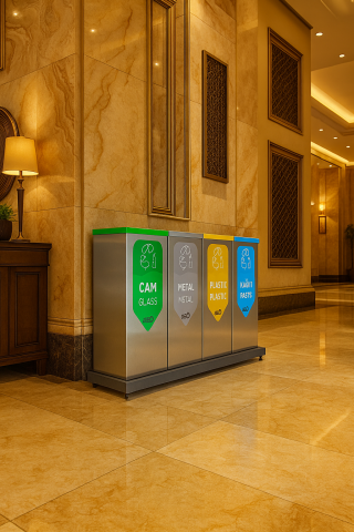 Dörtlü Sıfır Atık Kutusu