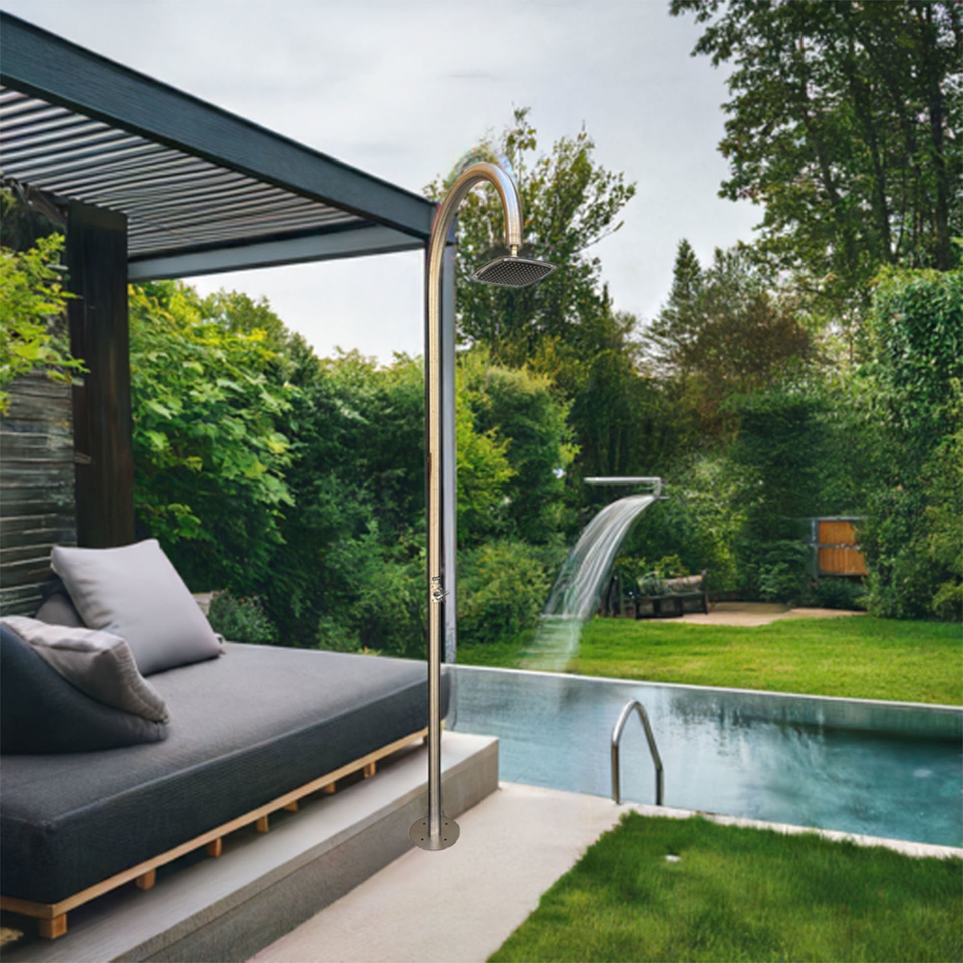 Boru Havuz Duş Kolonu