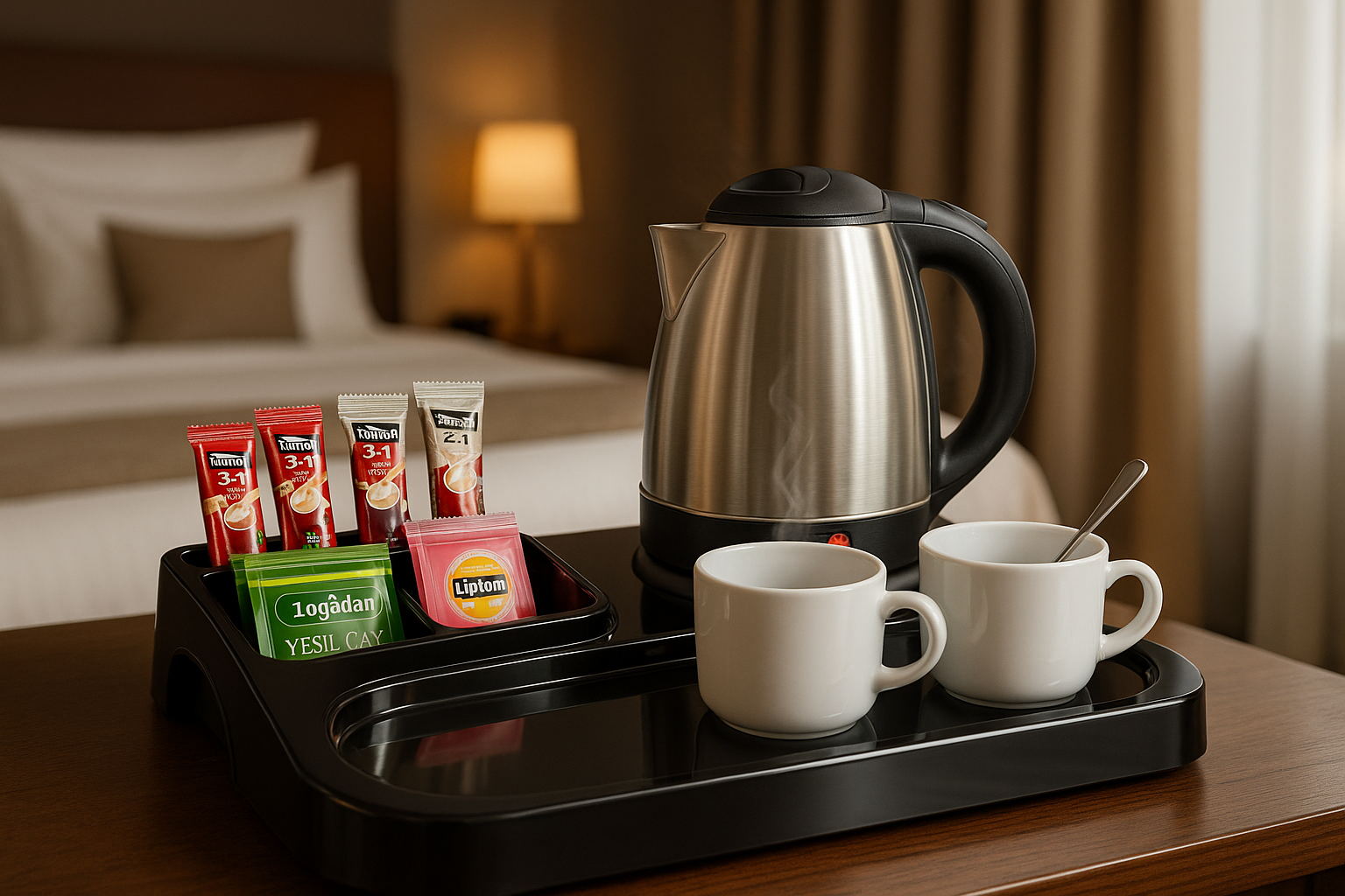 Profesyonel Otel Oda İkram Tepsisi