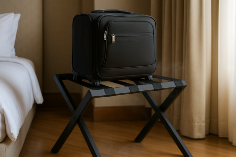 Otel Valiz Sehpası - Metal