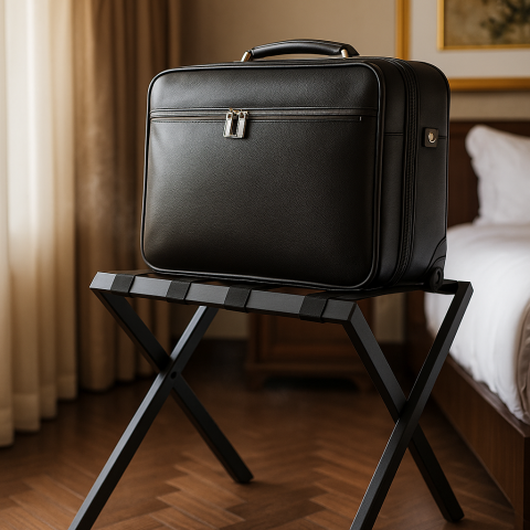 Otel Valiz Sehpası - Metal