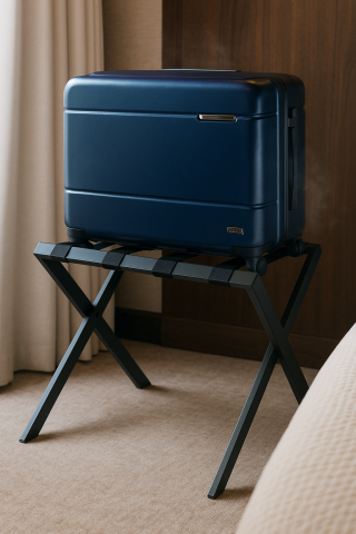 Otel Valiz Sehpası - Metal