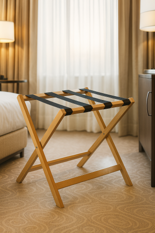 Ahşap Bavul Sehpası - Ahşap Otel Sehpası