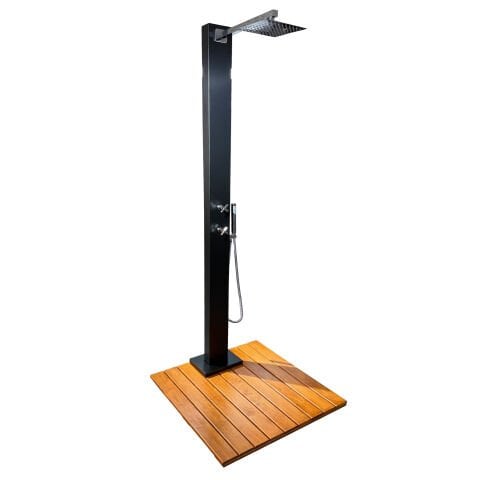 Ahşap Tablalı Yan Elcikli Havuz Duşu