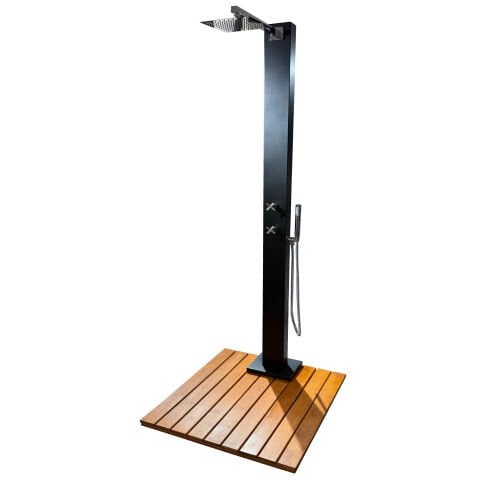 Ahşap Tablalı Yan Elcikli Havuz Duşu