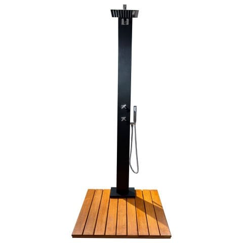 Ahşap Tablalı Yan Elcikli Havuz Duşu